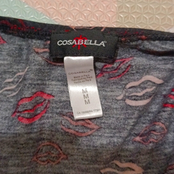 COSABELLA Lip Prints Romper Size M - Picture 4 of 6